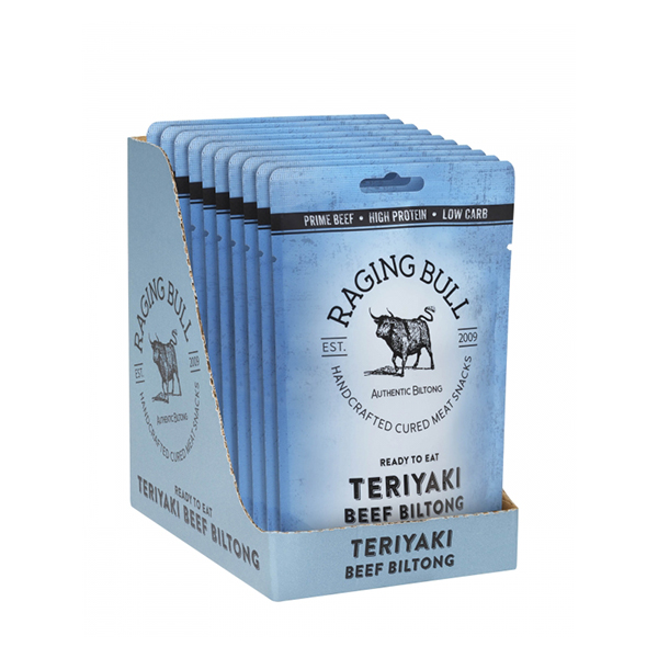 Teriyaki Biltong Snack Packs – 10×28g