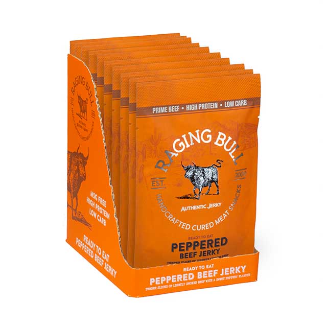 Peppered Beef Jerky – 10 × 28g