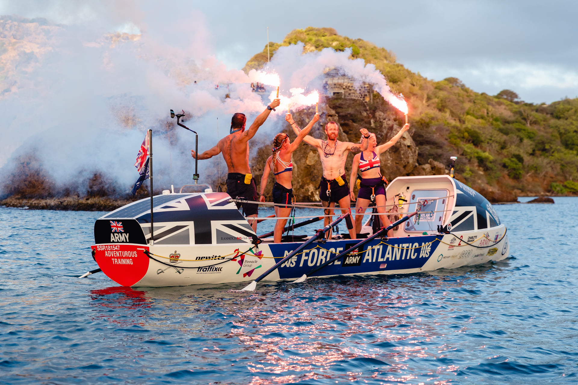 Army Force Atlantic row the Atlantic in a world record time. Raging Bull Snacks are proud their biltong and jerky helped to fuel them.